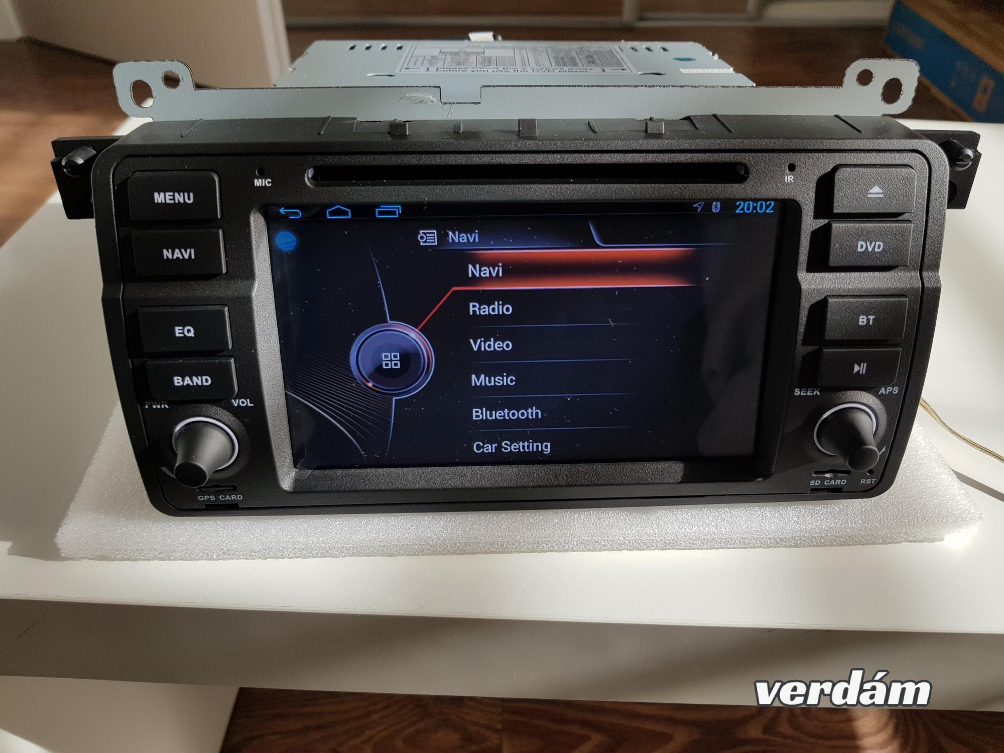 Eladó  BMW E46 Android Multimédia, GPS, Wifi, Tolatókamerával!