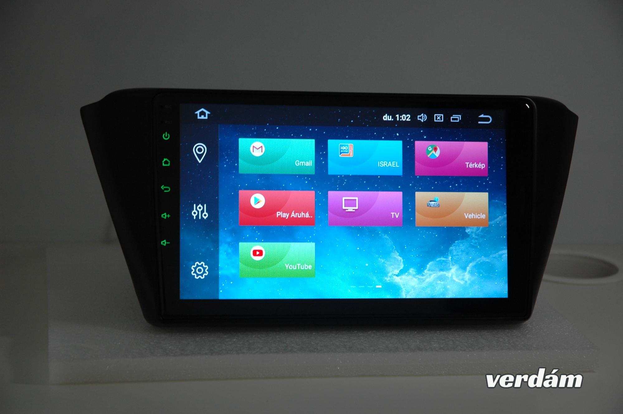 Eladó  Skoda Fabia Android 10 Multimédia Wifi, GPS, Tolatókamerával