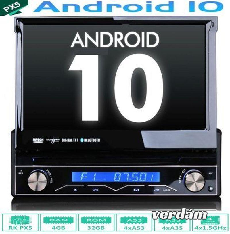Eladó  7 Colos Android 10.0 1din Multimédia GPS Navigáció