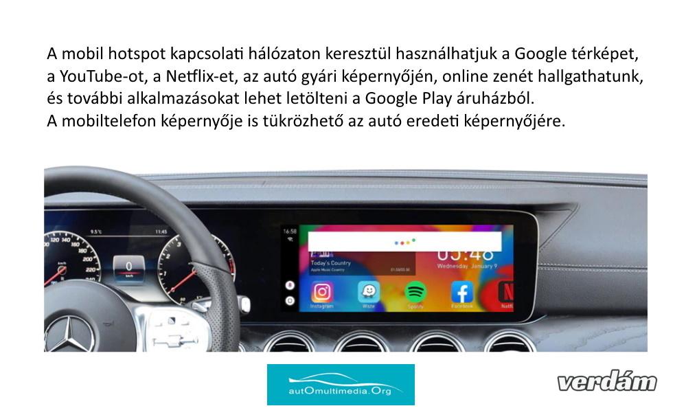 Eladó  Android Autó CarPlay Multimédia Videó Illesztő Interfész