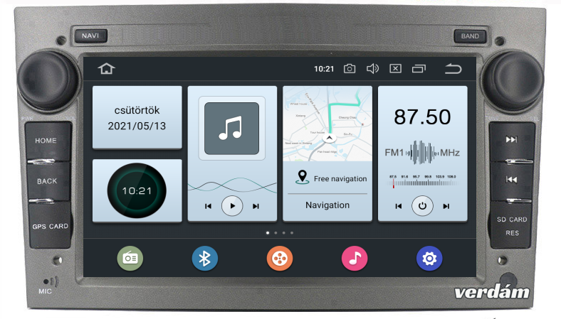Eladó  Opel Android 10 Multimédia, GPS, Bluetooth, Tolatókamerával