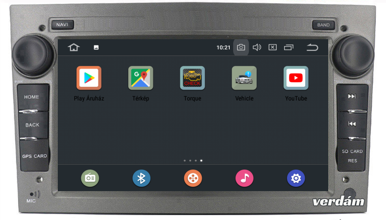 Eladó  Opel Android 10 Multimédia, GPS, Bluetooth, Tolatókamerával